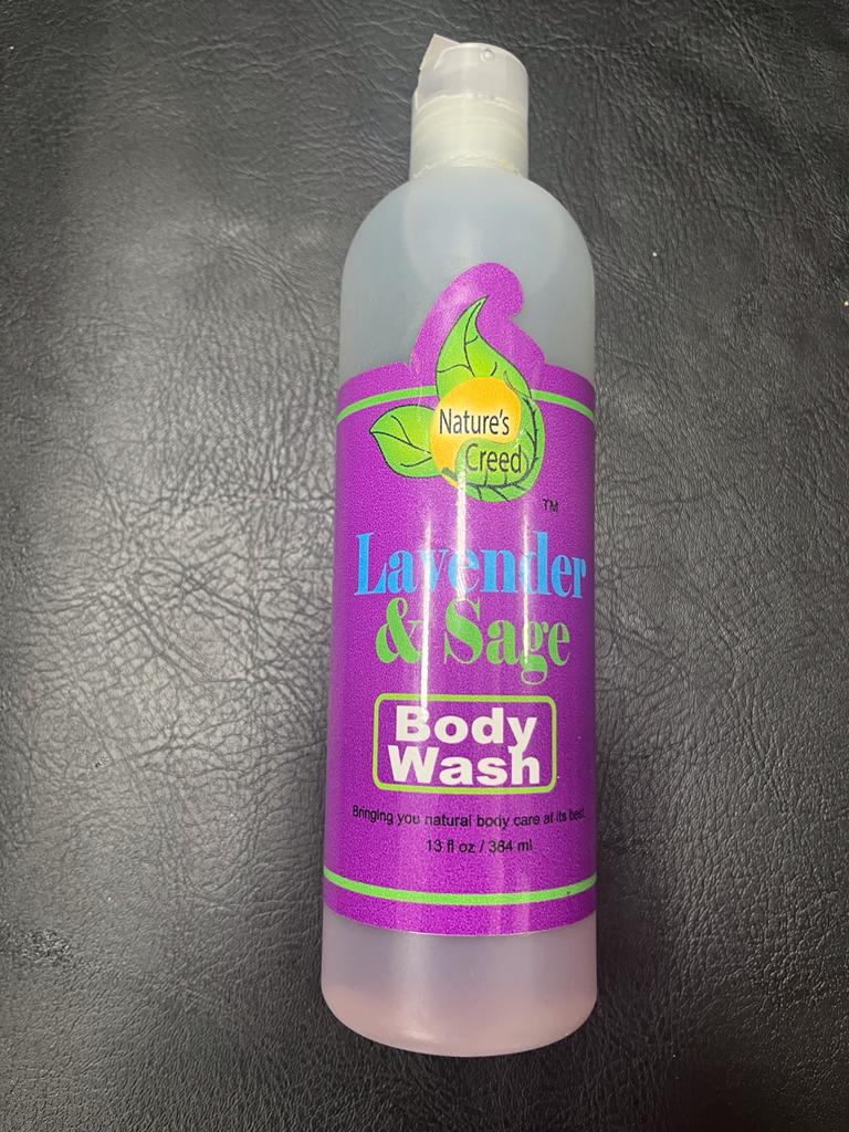 Lavender Body Wash 13oz With Sage