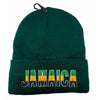 Green Jamaica Beanie Cap