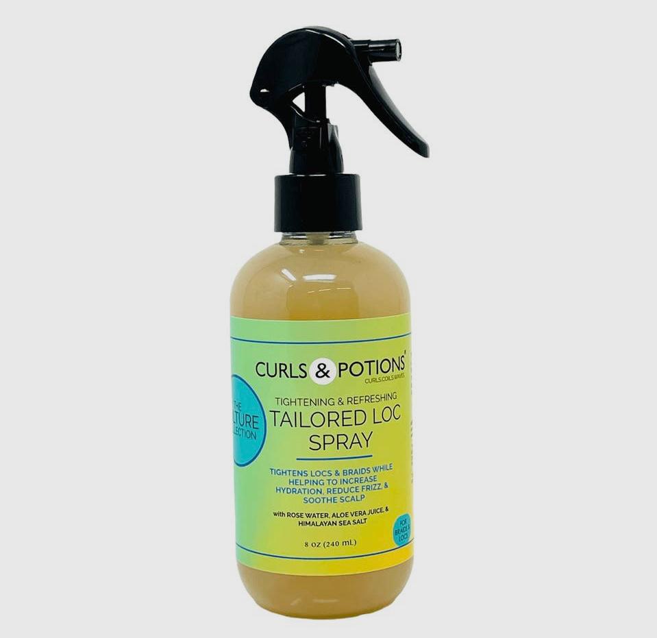 Tailored Loc Spray with rose water, aloe vera juice & Himalayan sea salt 8oz