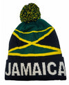 Green Jamaica 🇯🇲 Beanie Cap with Ball