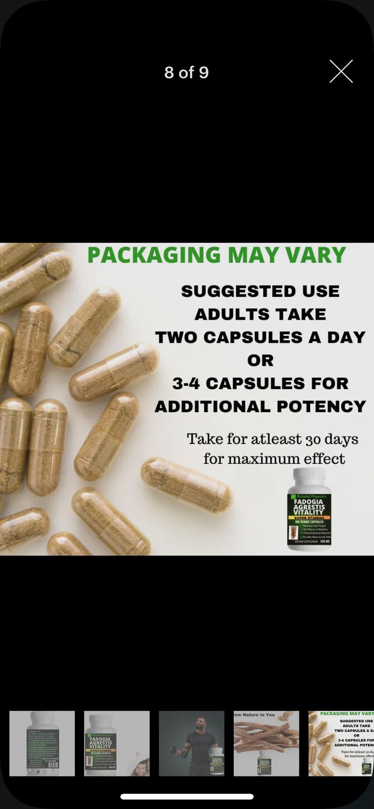 Fadogia Agrestis Capsules (100)