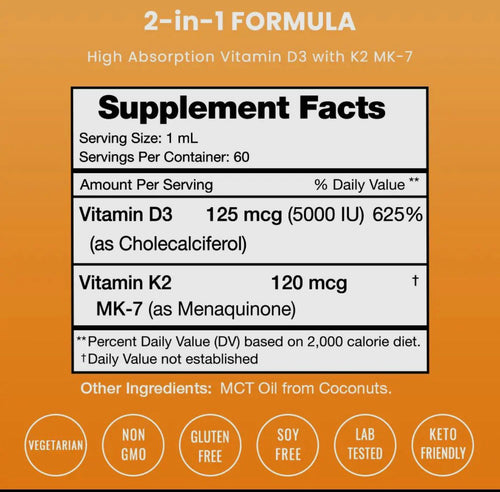 K3 + K2 Drops 2oz
