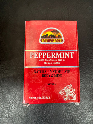Peppermint Soap with Sun Flower Oil & Mango Butter 8oz