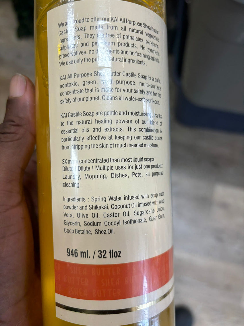 Shea Butter (All Purpose Castile Soap ) 32oz