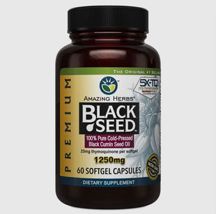 Black Seed Softgel Capsules (60) 100% cold pressed