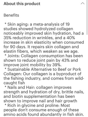 Collagen/Biotin drops 2oz