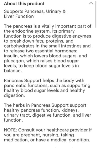Pancreas Support 2oz