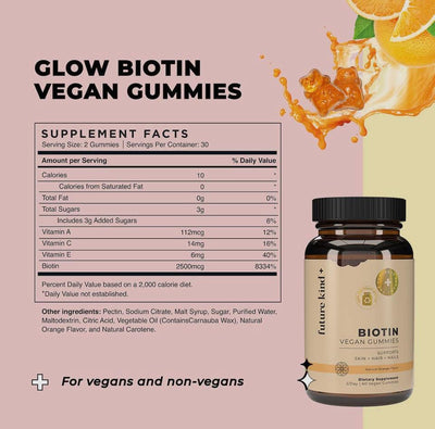 Vegan Biotin (60 gummies )
