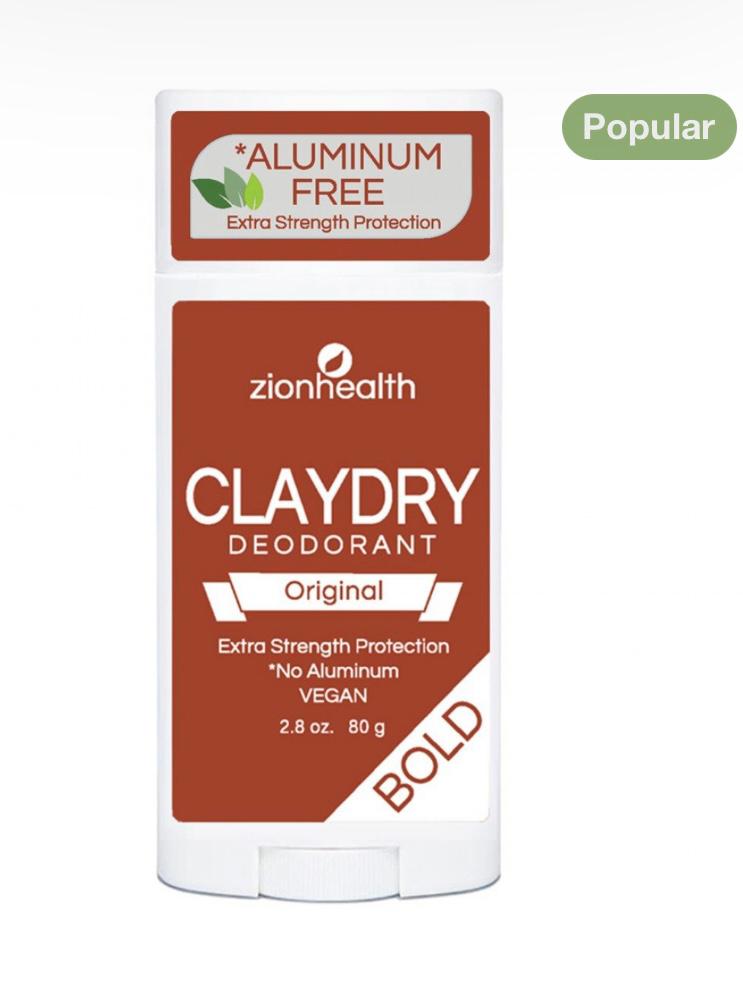 Claydry Original Deodorant 2.8 oz (aluminum free)