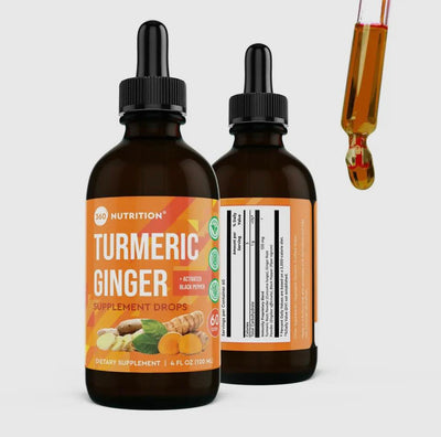 Turmeric Ginger Drops 4oz