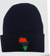 Africa Beanie Cap (red, black , green)