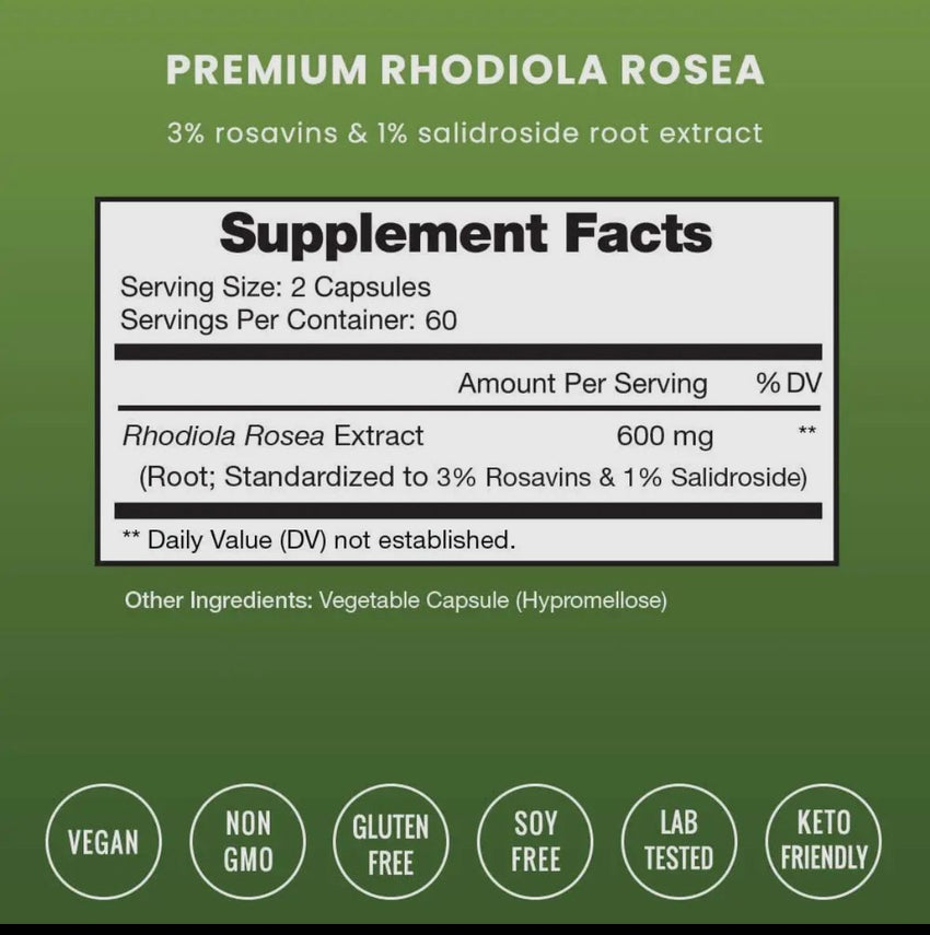 Rhodiola Capsules (120)
