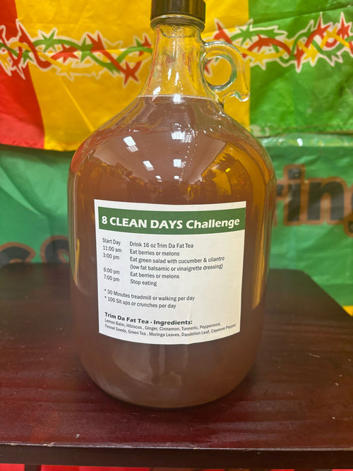 Trim Da Fat Tea (17 herbs ) makes two gallons, (Also you get 16 - Parasite Capsules)