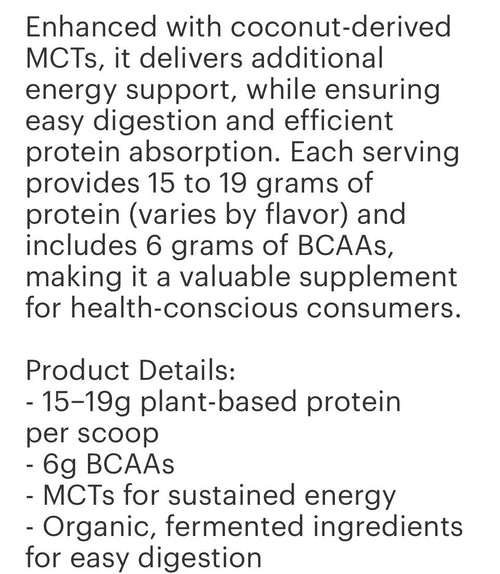 Plant Based Protein (Mocha) 375g