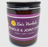 Muscle Rub Salve 4oz 
(Shea Butter, Coconut Oil, Arnica Oil, Beewax, Methol Crystals, Wintergreen Essential Oil, Sweet Birch Bud Essential Oil)