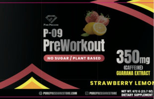 Strawberry/Lemon Pre Workout 627 grams (plant based )
