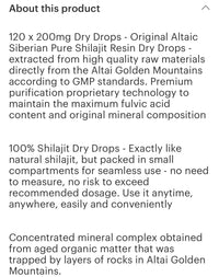 Shilajit Tablets drops (120pc)