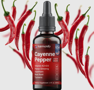 Cayenne Pepper Liquid  Drops 2oz