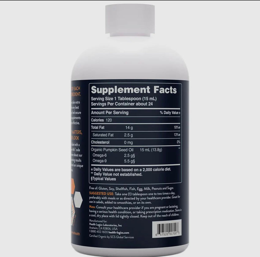 Organic Pumpkin Seed Oil 12oz
