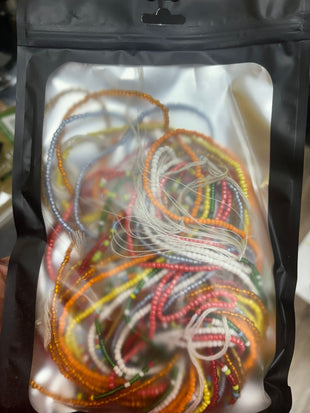 10 pack of mixed waist beads