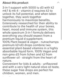 D3 + K2 drops 2oz