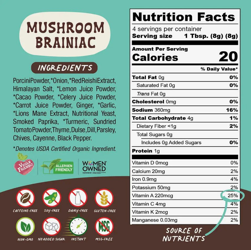 Lions Mane & Reishi & Umami Pocini Premium Broth 34g