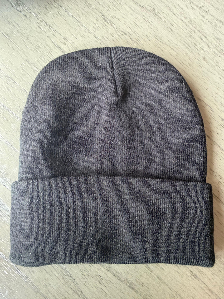 Black Beanie Cap