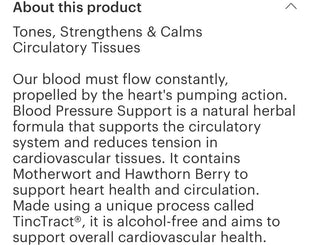 Blood Pressure Support