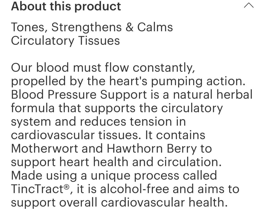 Blood Pressure Support