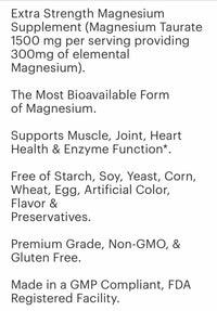 Magnesium Taurate with B6 180 capsules