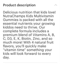 Kids Multi Vitamins Gummies