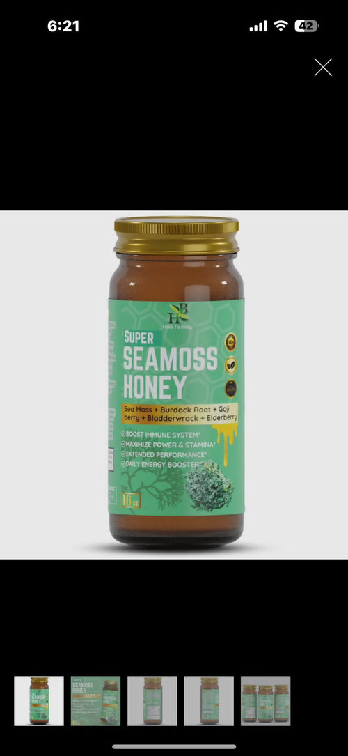 Sea Moss Herbal Honey 16oz