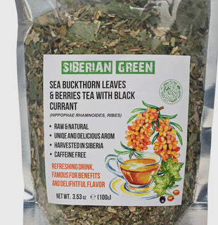 Sea Buckthorn Leaves & Berries Tea with Black Currant 100g