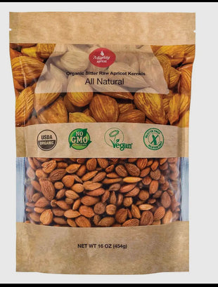 Organic Apricot Kernels (1 lb bag )