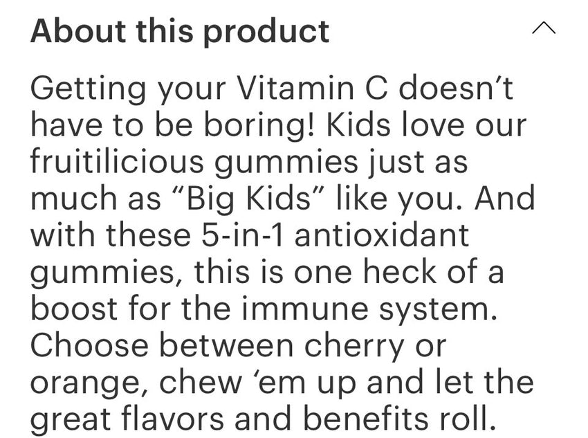 Vitamin C Gummies (60)