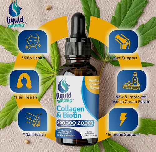 Collagen & Biotin Luis drops (skin , hair , nail & joint support) 2oz