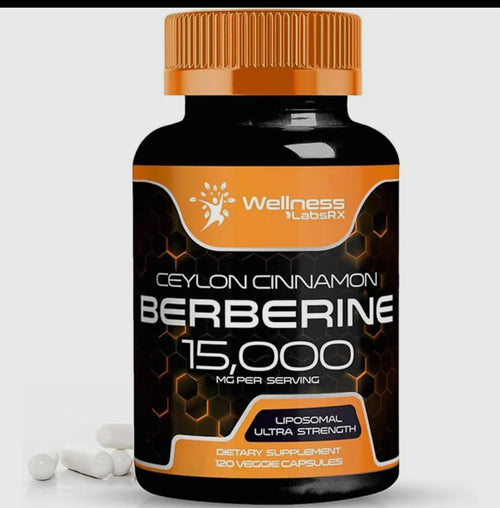 Berberine Capsules (ceylon cinnamon) 15,000 mg 120 capsules