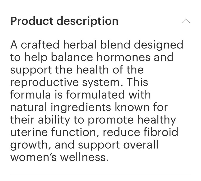 Fibroid Bitters