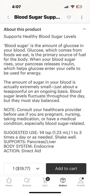 Blood Sugar Support