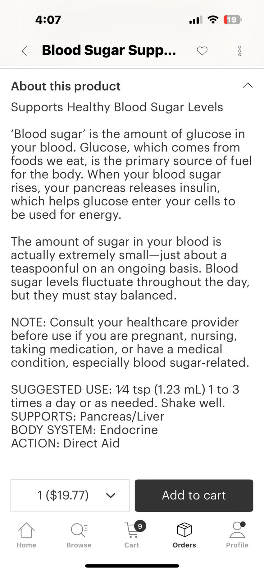 Blood Sugar Support