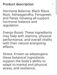 Black Maca 4 & 1 Capsules (ashwagandha, fenugreek,panx ginseng 2150mg (120)
