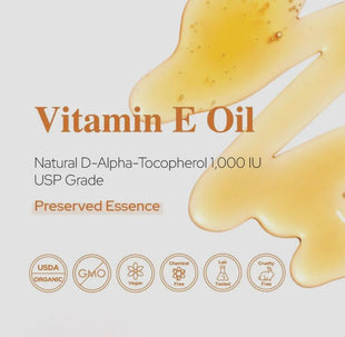 Vitamin E Oil 100% pure naturally derived 30,000 IU  1oz