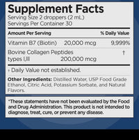 Collagen & Biotin Luis drops (skin , hair , nail & joint support) 2oz