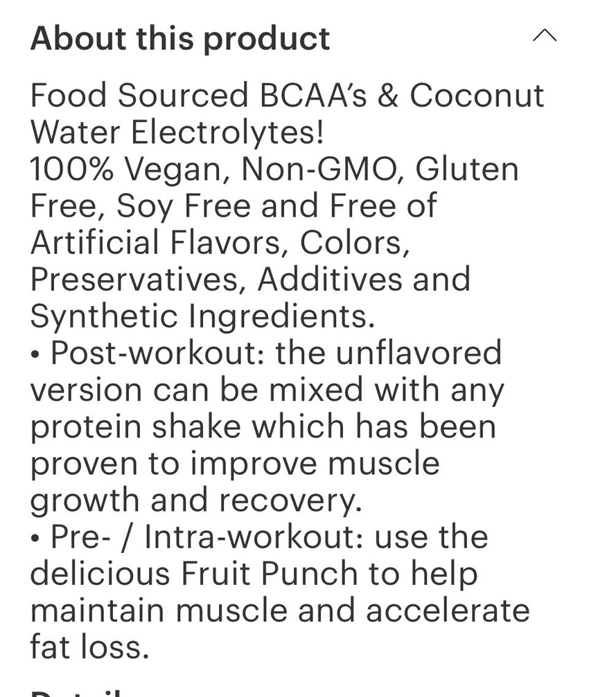 BCAA (watermelon ) 224g