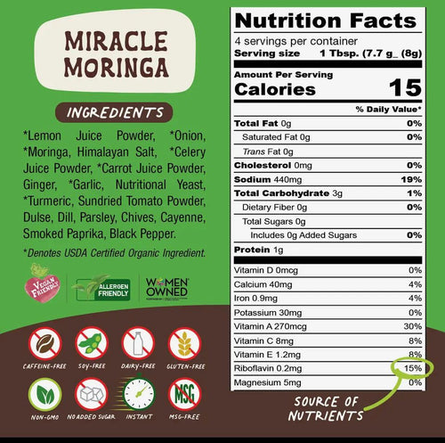 Moringa & Lemon & Ginger Premium Broth 34g