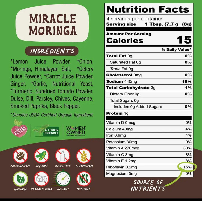 Moringa & Lemon & Ginger Premium Broth 34g