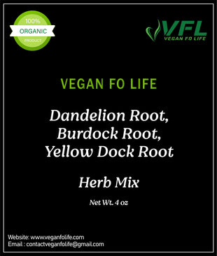 Dandelion Root, Burdock Root, Yellow Dock Root 4oz