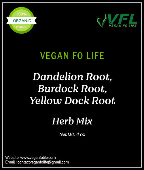 Dandelion Root, Burdock Root, Yellow Dock Root 4oz