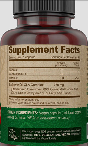 CLA (90) caps nutritional oil