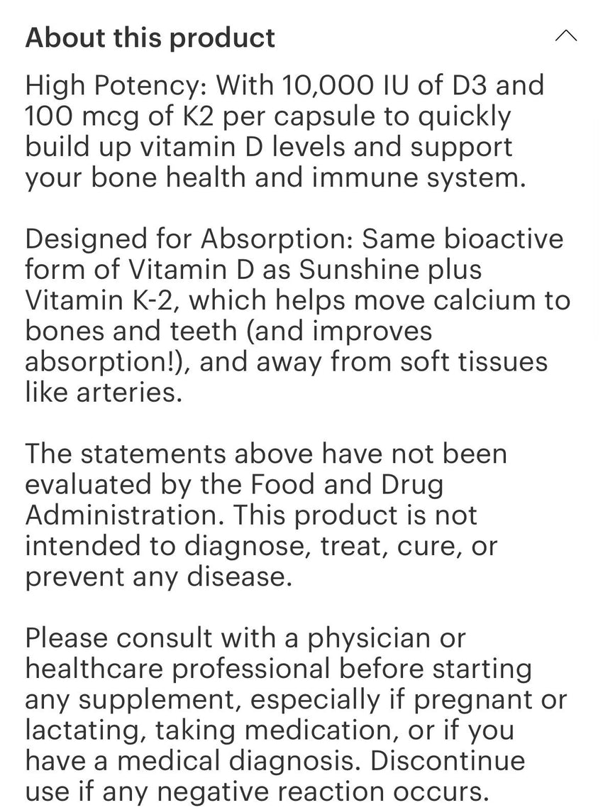 D3 + K2 Capsules(60)